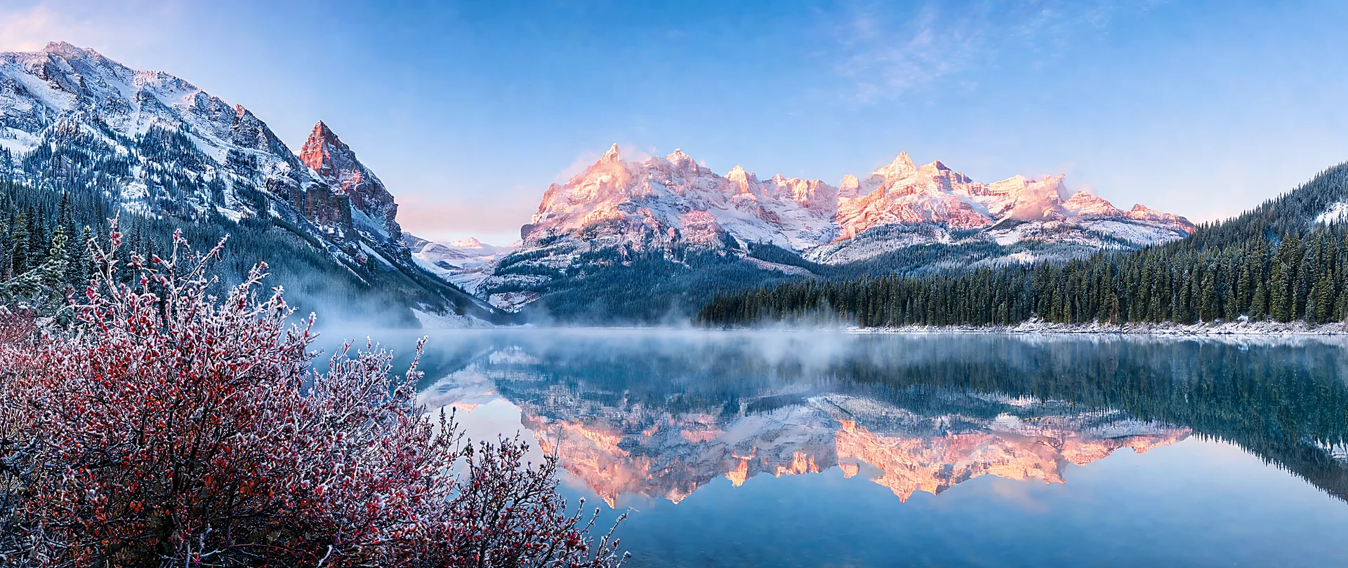 Moraine Lake Dawn Reflection