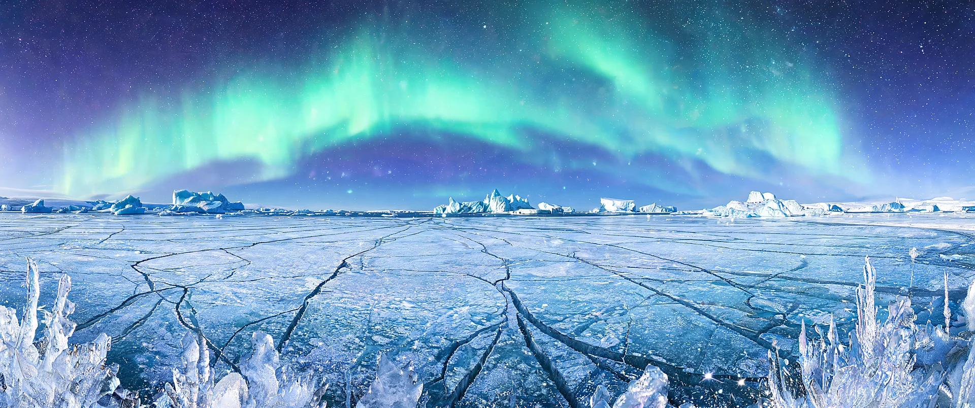 Aurora Over Glacier Bay