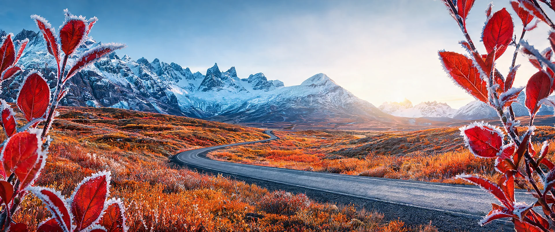 Arctic Highway Autumn Glow
