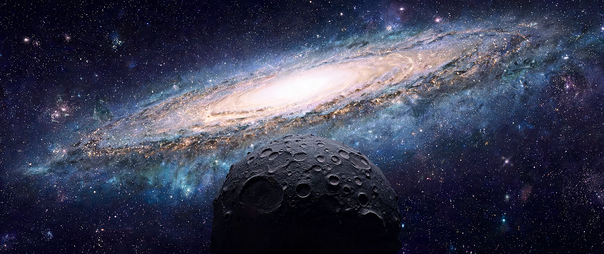 Andromeda Galaxy Luminous Wallpaper