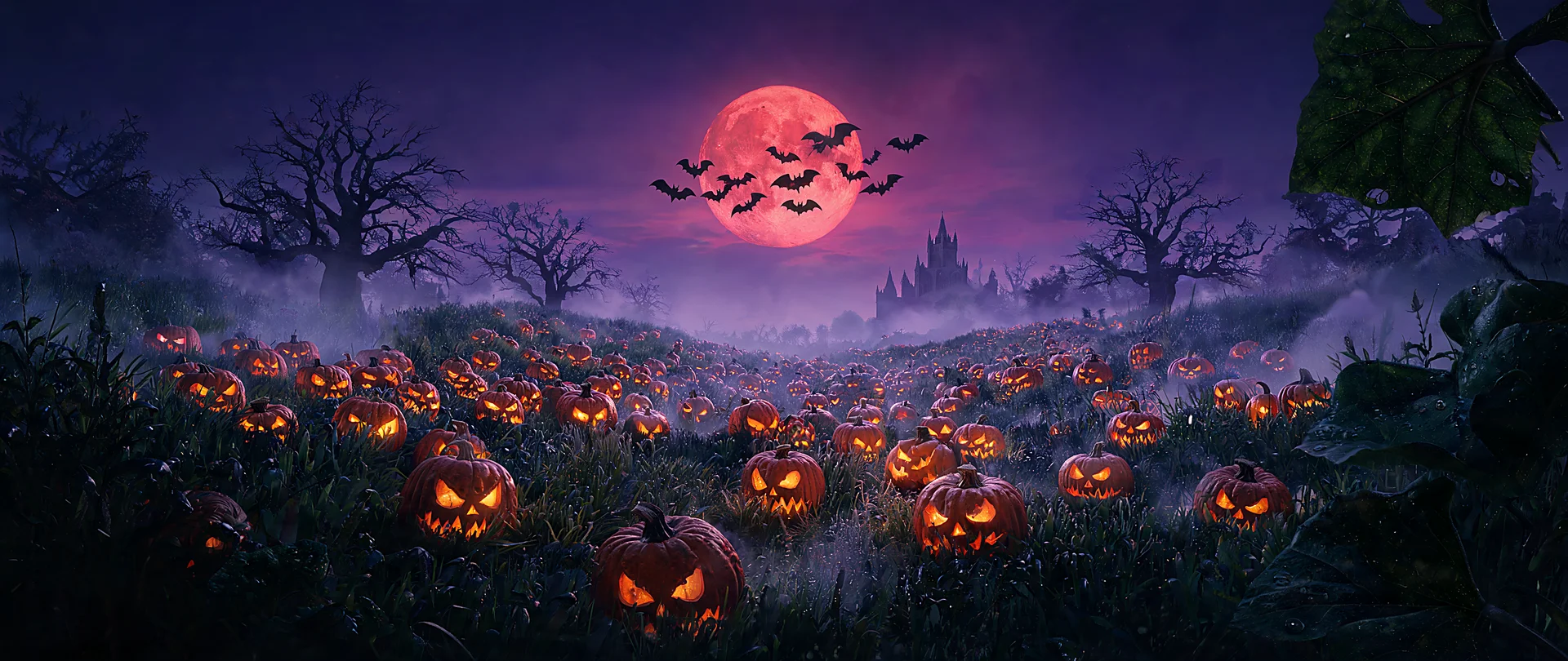 Enchanted Halloween Pumpkin Wallpaper