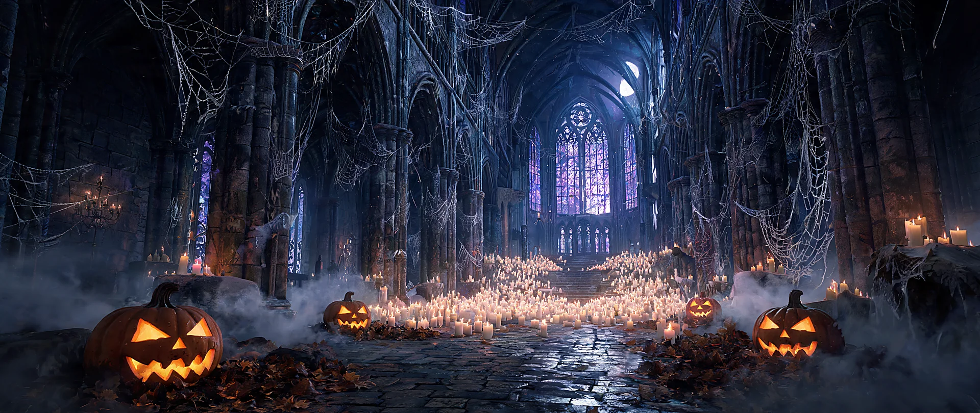 Spooky Halloween Decoration Wallpaper