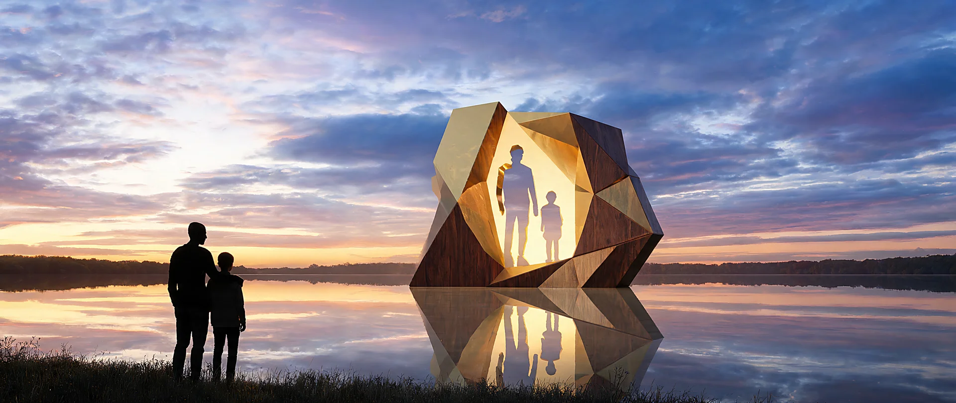 Geometric Fathers Day Wallpaper WFHD