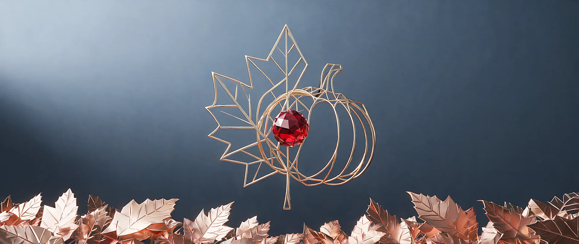 Warm Brass Geometry Harvest Still Life 2560x1080 Background