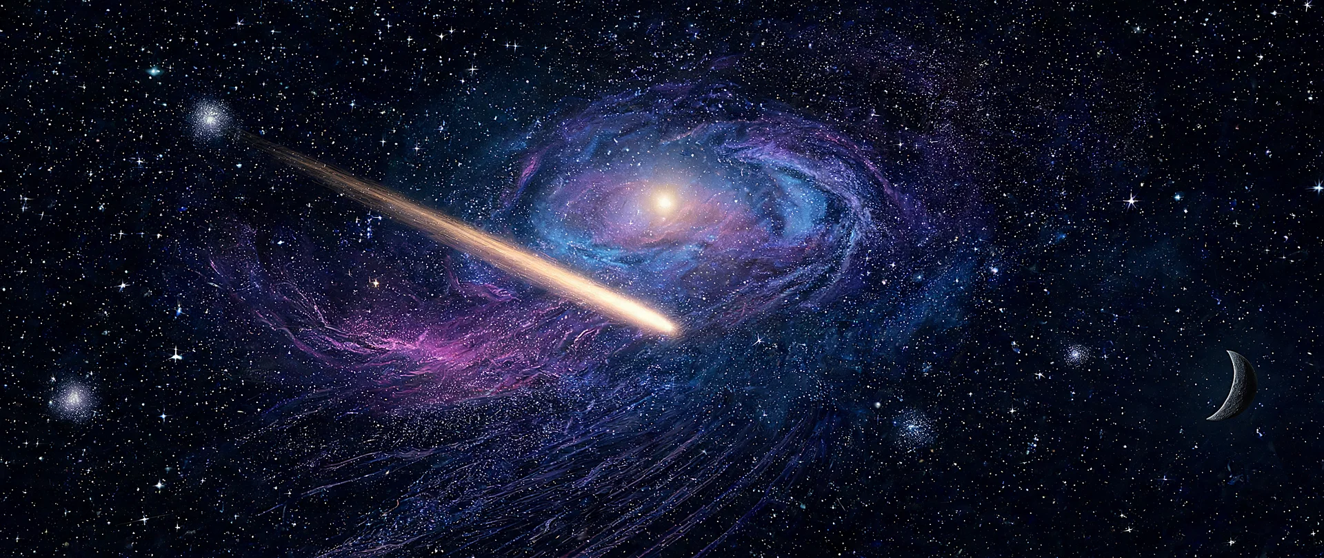 Nebular Silk Cosmic Panorama