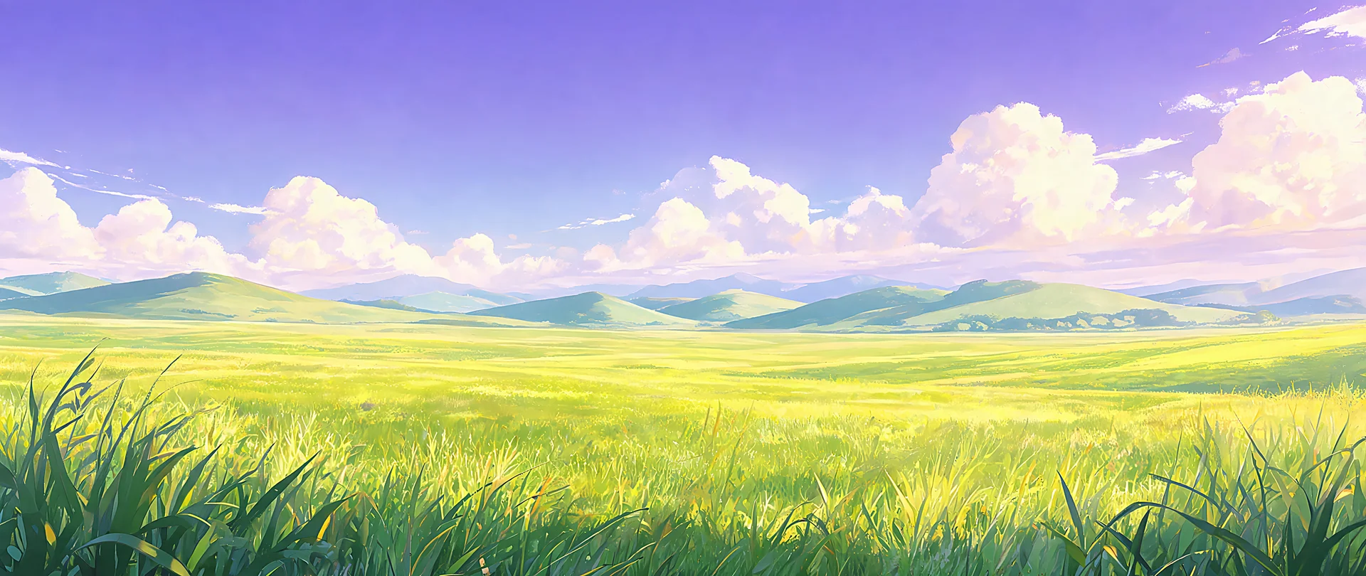 Enchanted Anime Valley at Golden Hour