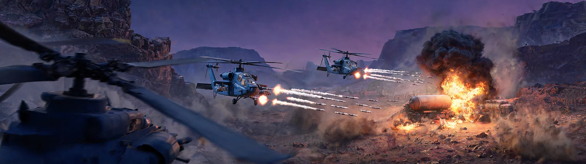 Cobra Gunship Low-Light Assault