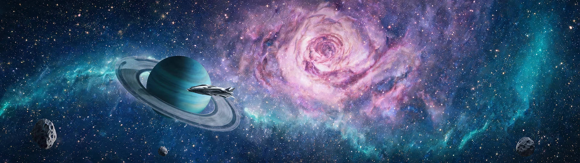 Laptop Space Wallpaper Stellar Horizon