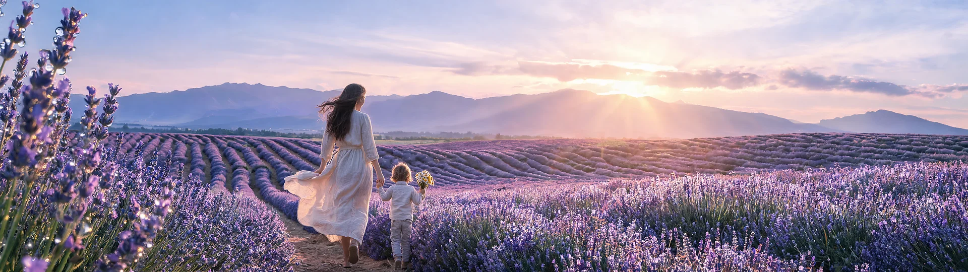 Lavender Twilight Purple Mothers Day Wallpaper