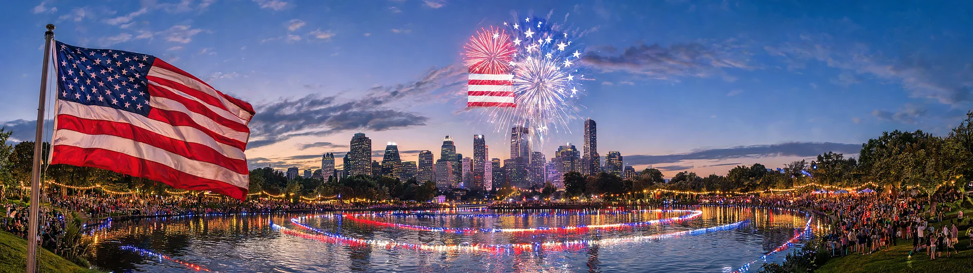 Radiant 4th of July Desktop Wallpaper 5120x1440 Desktop