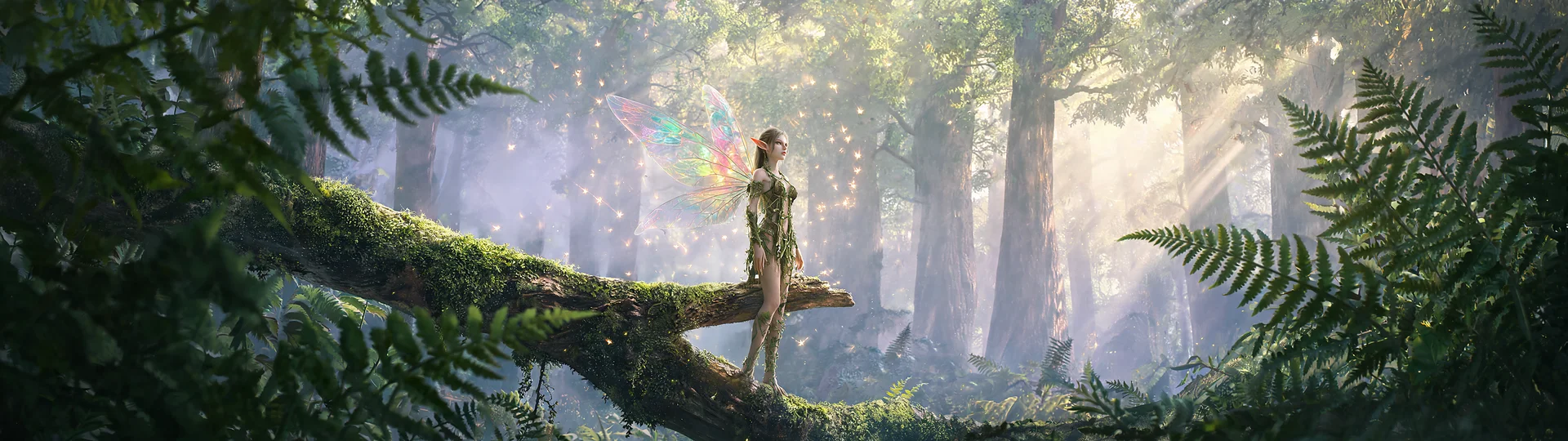 Radiant Elf in Enchanted Forest 49
