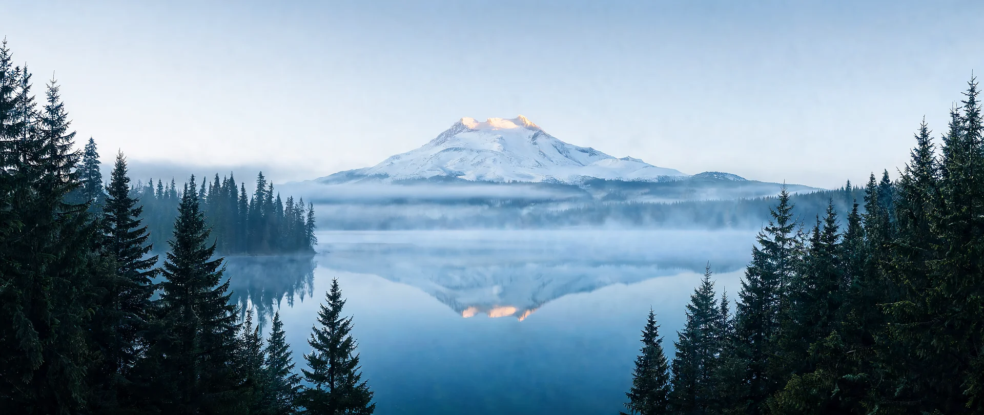 Mirror Peak Reflections at Dawn