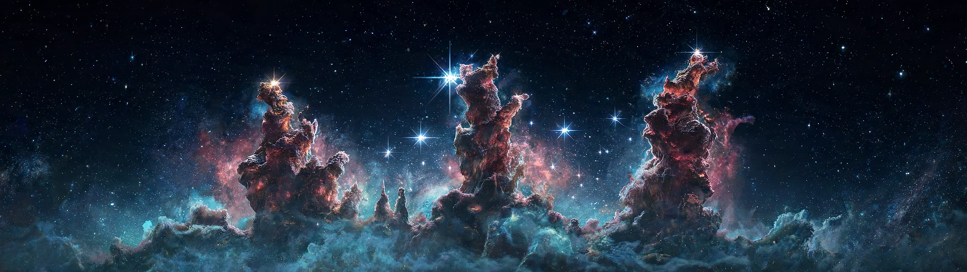 Carina Nebula Radiant Pillars