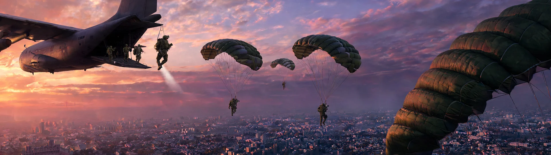 Special Forces Dusk Halo Jump
