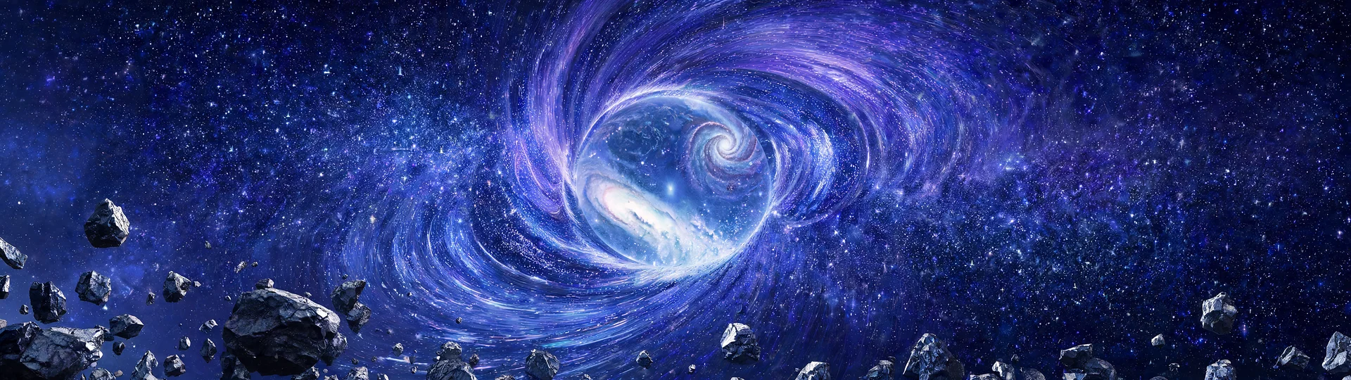 Wormhole Gateway Wallpaper Design 7680x2160p