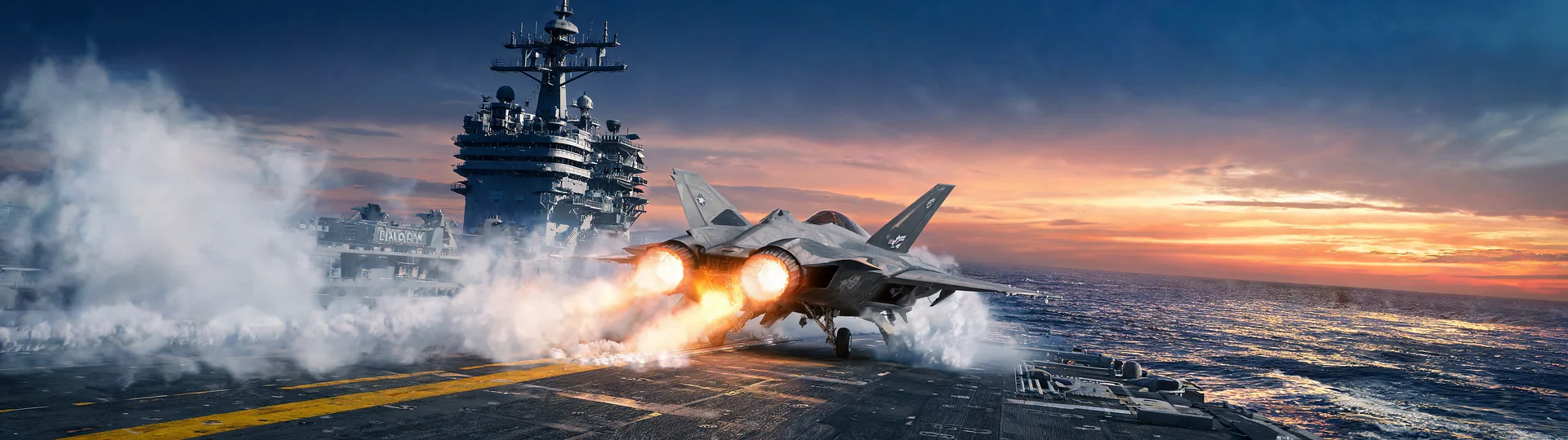 F-35 Lightning II Afterburner Sunrise Launch